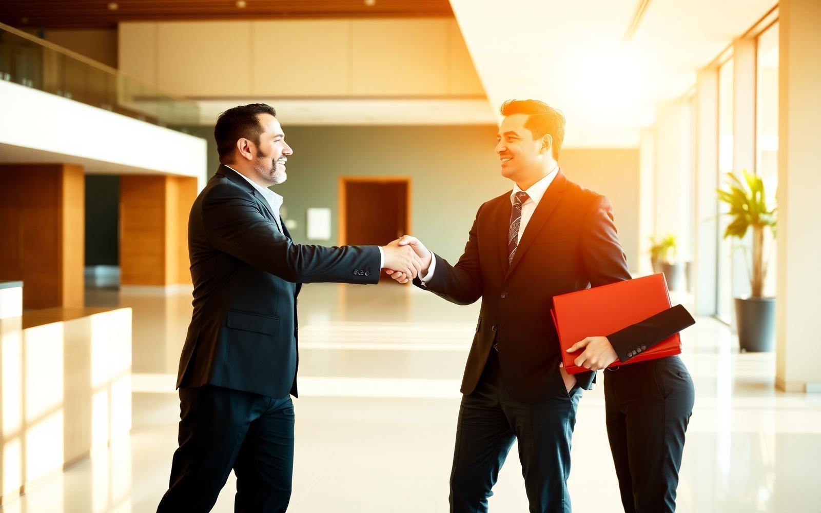 Parceria e cooperação entre executivos